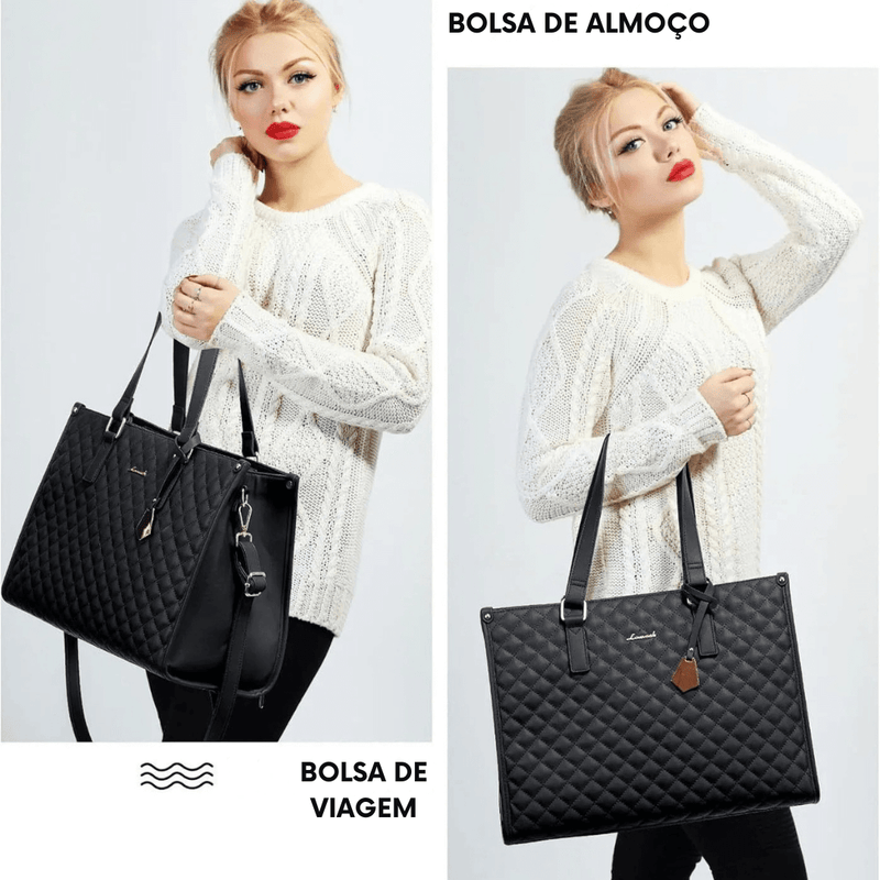 BOLSA COM COMPARTIMENTO PARA ALIMENTOS - FreshCarry + UMA CARTEIRA DE BRINDE!