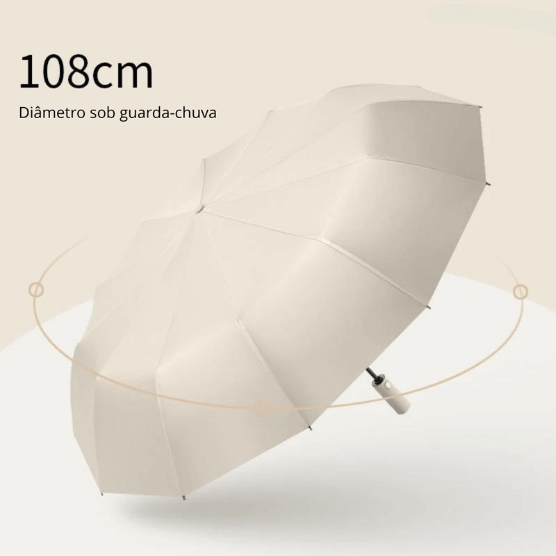 GUARDA-CHUVA ON/OFF AUTOMÁTICO E RESISTENTE - PROTEÇÃO UV