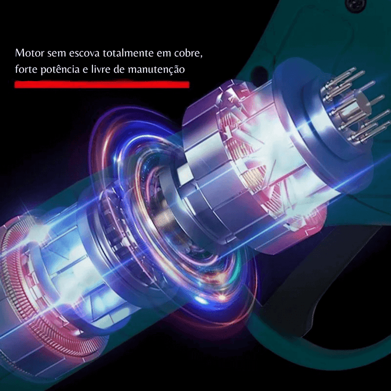 Tesoura de Poda Elétrica Recarregável - TorqueMax