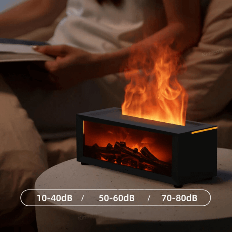 Umidificador e Difusor de ar Lareira, com Desligamento Automático