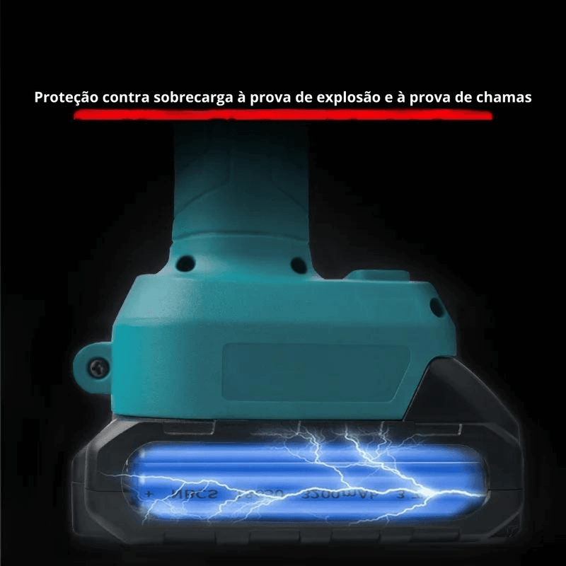 Tesoura de Poda Elétrica Recarregável - TorqueMax