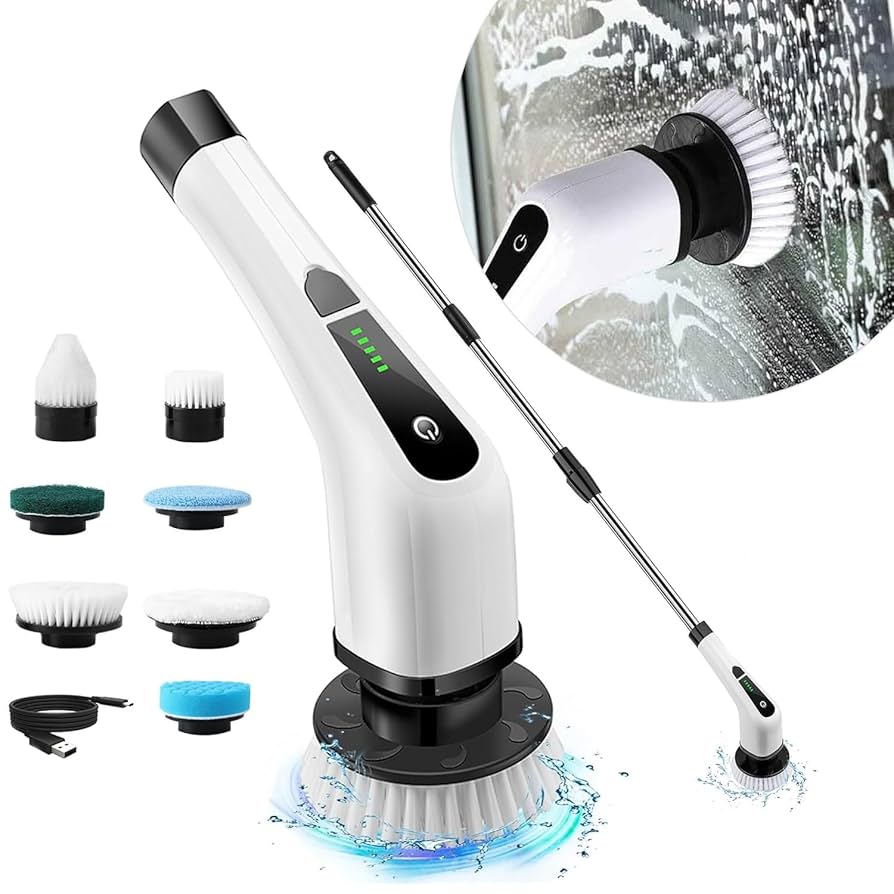 Cepillo eléctrico de limpieza 9 en 1 multifuncional recargable - CleanFlex