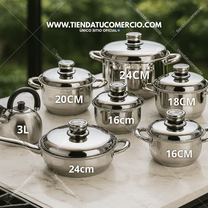 Joego de Ollas Swisshome - cocina saludable con Estilo y confianza