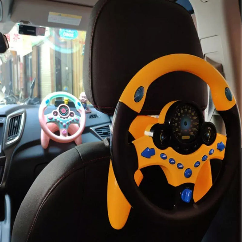 Volante interativo de brinquedo para crianças - Simulador de Direção