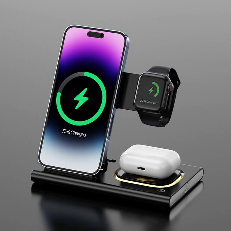 Carregador por indução 3 em 1 - MaxCharger