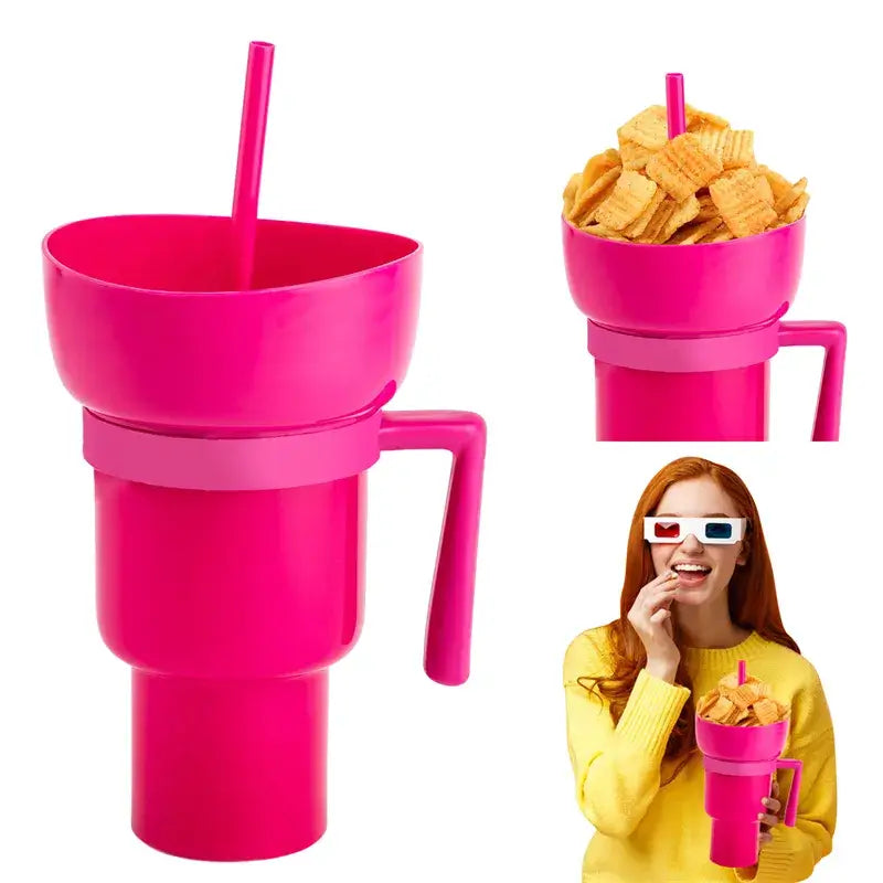 Copo Multifuncional Para Lanches 2 em 1