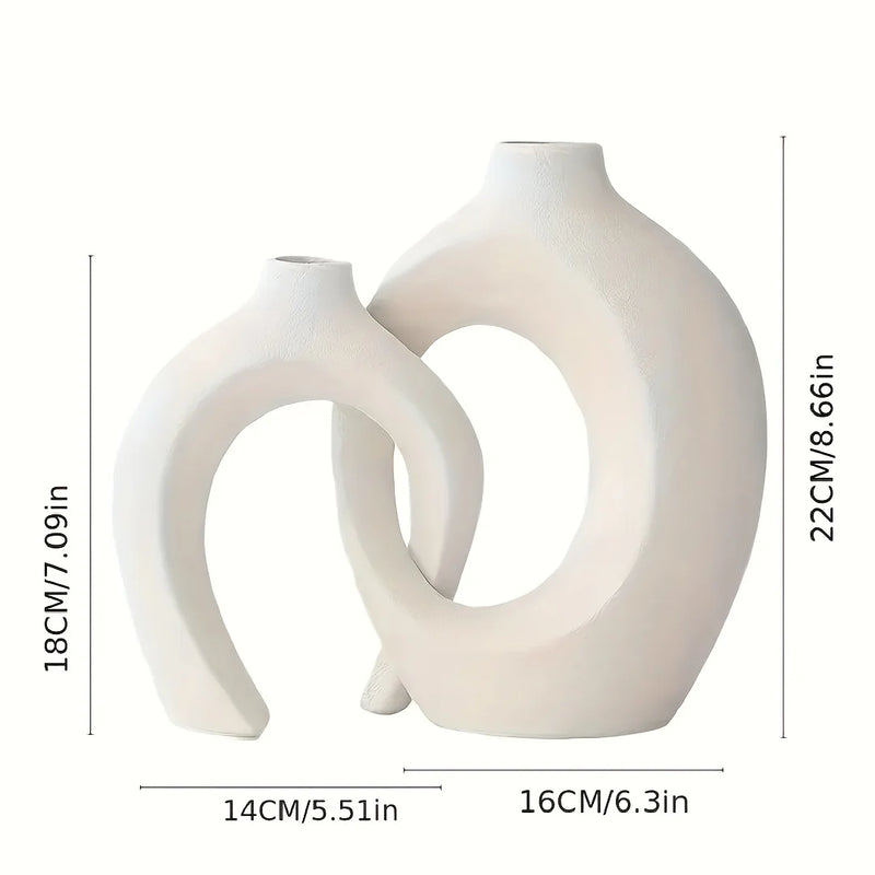 VASOS DE CERÂMICA, PARA DECORAÇÃO