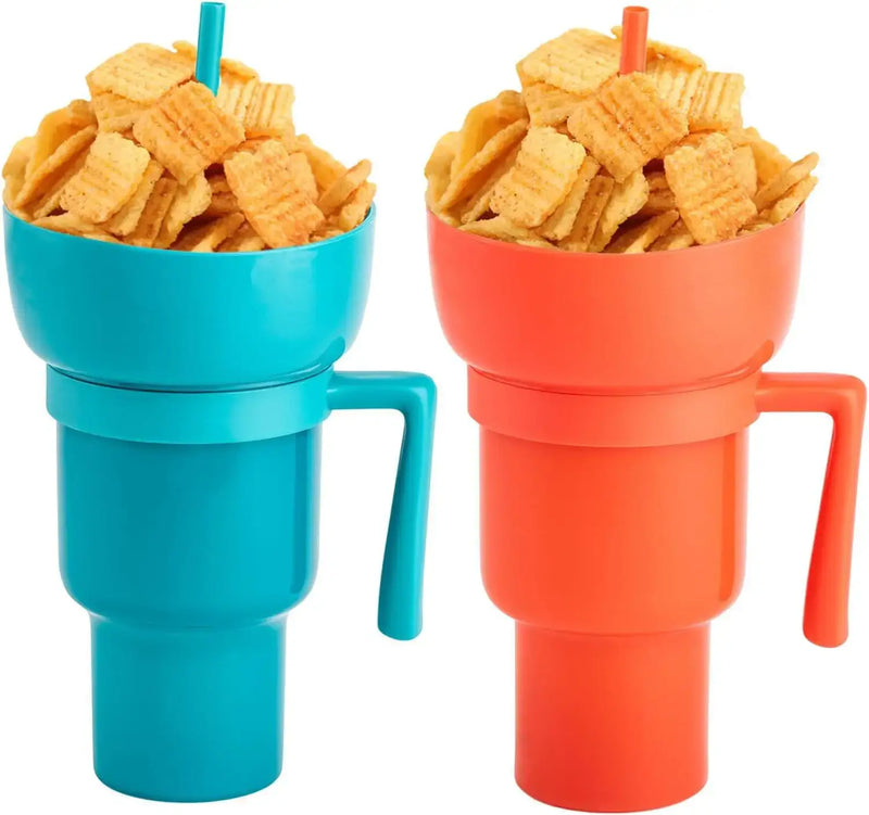 Copo Multifuncional Para Lanches 2 em 1