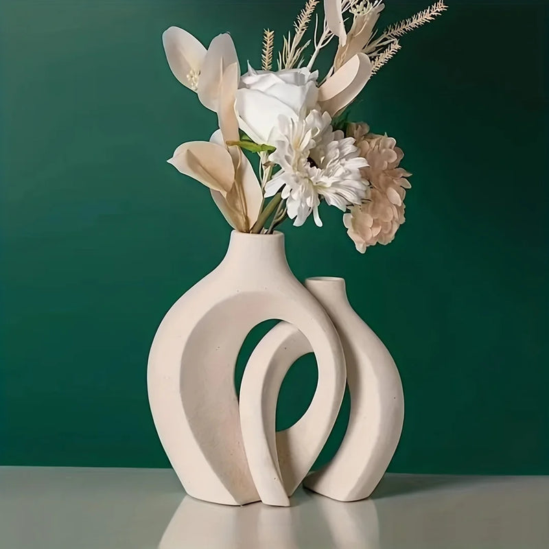 VASOS DE CERÂMICA, PARA DECORAÇÃO