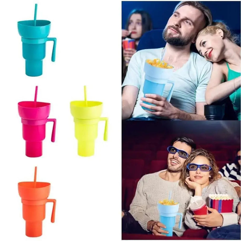 Copo Multifuncional Para Lanches 2 em 1