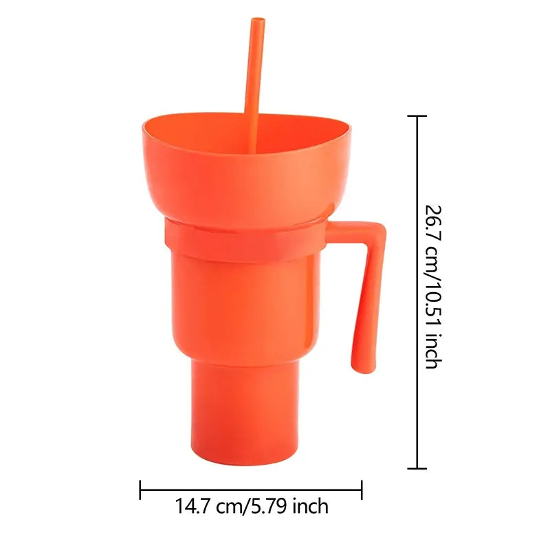 Copo Multifuncional Para Lanches 2 em 1