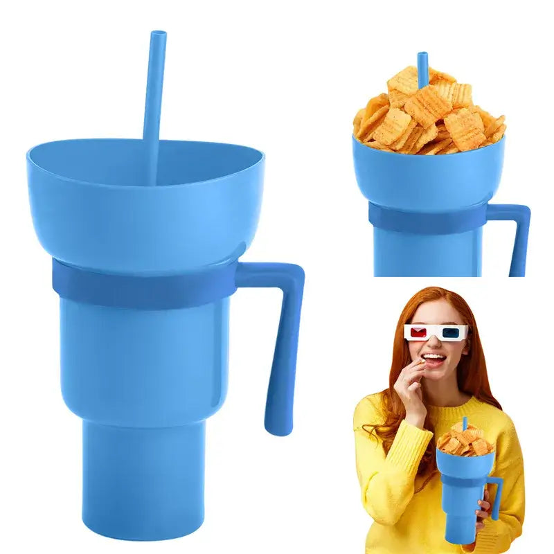 Copo Multifuncional Para Lanches 2 em 1